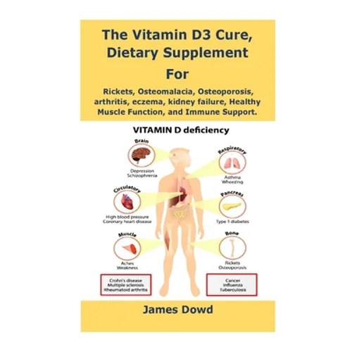 The Vitamin D3 Cure, Dietary supplement for Rickets, Osteomalacia, Osteoporosis, arthritis, eczema, kidney failure, Healthy Muscle Function, and Immun