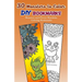 30 Monsters to Color DIY Bookmarks: Monsters and Flower Mandalas Coloring Bookmarks