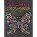 Butterflies Coloring Book: Best Gift on Birthday Anniversary and Festival for Adults Men and Women - Amazing Stress Relieving Mandala Design Butt