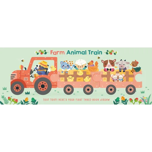 Animal Train - Farm - Board Book