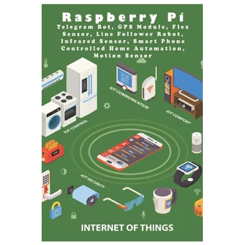 Raspberry Pi Telegram Bot, GPS Module, Flex Sensor, Line Follower Robot, Infrared Sensor, Smart Phone Controlled Home Automation, Motion Sensor