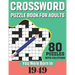 You Were Born In 1949: Crossword Puzzle Book For Adults: 80 Large Print Challenging Crossword Puzzles Book With Solutions For Adults Seniors