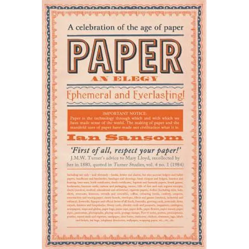 Paper: An Elegy