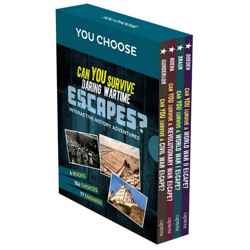 You Choose: Can You Survive Daring Wartime Escapes? 4-Book Boxed Set