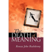 The Death of Meaning
