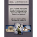 F T C V. Textile and Apparel Group, American Importers Ass'n U.S. Supreme Court Transcript of Record with Supporting Pleadings