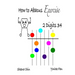 How to Abacus Exercise - 2 Digits 34
