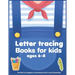Letter tracing books for kids ages 6-8: Alphabet Writing Practice Words Activity Book for Preschool, Kindergarten, and Kids Ages 6-8
