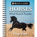Brain Games - Horses Word Search Puzzles - Large Print