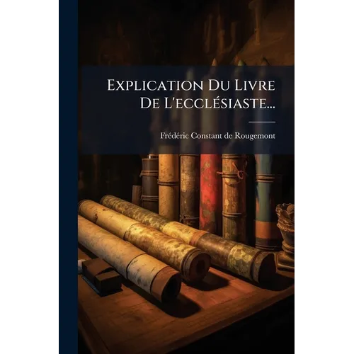 Explication Du Livre De L'ecclésiaste...