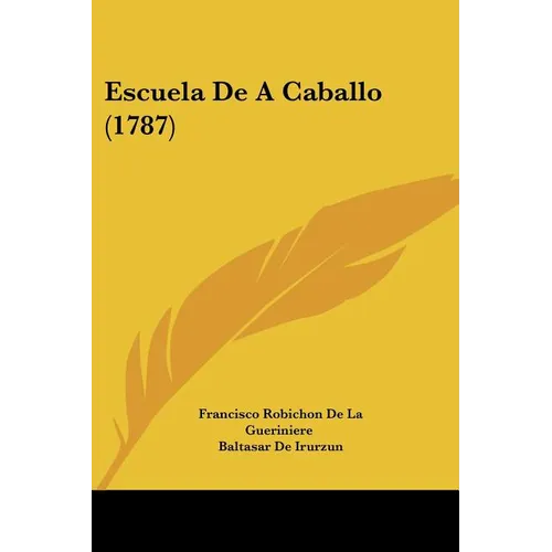 Escuela De A Caballo (1787)