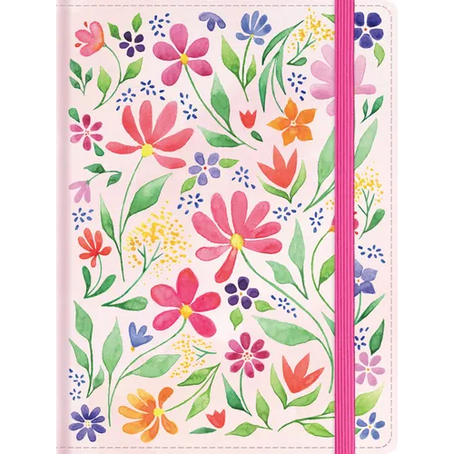 Rvr 1960 Biblia de Apuntes Tamaño Personal, Floreada Tela Impresa