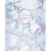 Graph Paper Notebook: Radiant Moonstone, White Grey Marble - 8 x 10 - 5 x 5 Squares per inch - 100 Quad Ruled Pages - Cute Graph Paper Compo