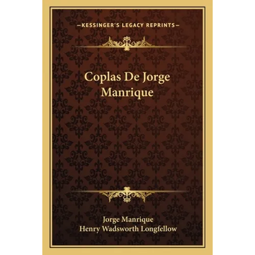 Coplas De Jorge Manrique