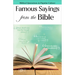 Famous Sayings from the Bible