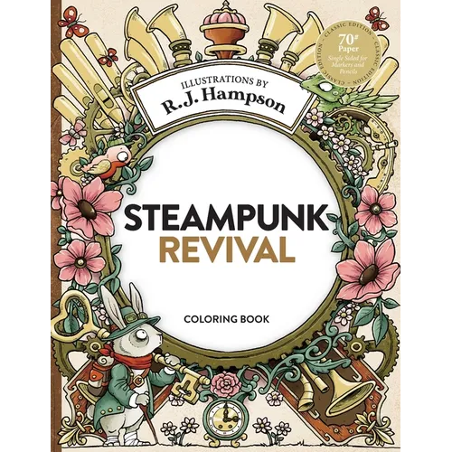 Steampunk Revival Coloring Book