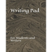 Writing Pad: For students and writers