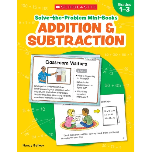 Solve-The-Problem Mini Books: Addition & Subtraction