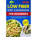 Low Fiber Diet Cookbook For Beginners: Delicious and easy Low-Residue Recipes for Optimal Digestion and Relief from IBS Symptoms 2-Week Meal Plan