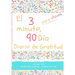 El diario de gratitud de 3 minutos y 90 días para niñas: Un diario de pensamiento positivo y gratitud para que los niñas promuevan la felicidad, la au