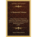 A Memorial Volume: Being Selections In Poetry And Prose From The Written Thoughts Of Alonzo W. Slayback, Including A Brief Biographical Sketch (1883)