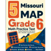 5 Missouri MAP Grade 6 Math Practice Tests: Proven Practice for Top Scores with Detailed Explanations