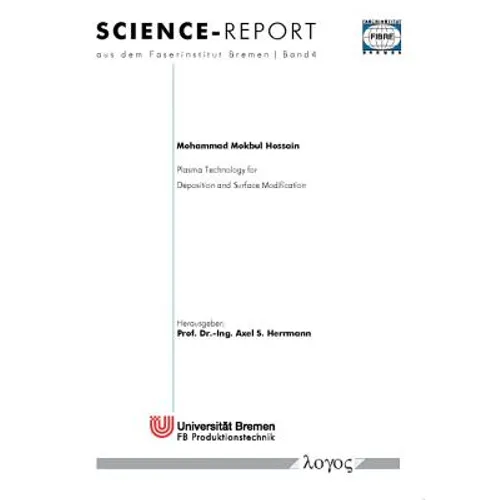 Plasma Technology for Deposition and Surface Modification