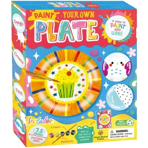 Paint Your Own Plate: Craft Box Set for Kids