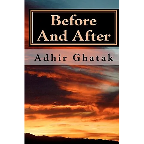 Before And After: novel