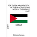 For the De-Arabization of the Black African Body in the Middle East - Essay