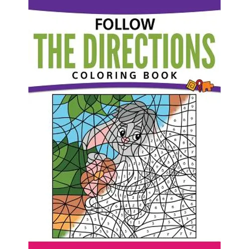 Follow The Directions Coloring Book