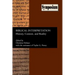 Biblical Interpretation: History, Context, and Reality