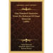 One Hundred Quatrains From The Rubaiyat Of Omar Khayyam (1899)