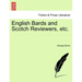 English Bards and Scotch Reviewers, Etc.