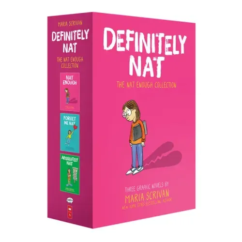 Definitely Nat: A Graphic Novel Box Set (Nat Enough #1-3)