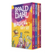 Roald Dahl Magical Gift Boxed Set (4 Books): Charlie and the Chocolate Factory, James and the Giant Peach, Fantastic Mr. Fox, Charlie and the Great Gl