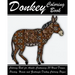 Donkey Coloring Book: Coloring Book for Adults Containing 30 Hand Drawn, Paisley, Henna and Zentangle Donkey Coloring Pages