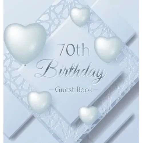 70th Birthday Guest Book: Keepsake Gift for Men and Women Turning 70 - Hardback with Funny Ice Sheet-Frozen Cover Themed Decorations & Supplies, Perso