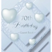 70th Birthday Guest Book: Keepsake Gift for Men and Women Turning 70 - Hardback with Funny Ice Sheet-Frozen Cover Themed Decorations & Supplies, Perso