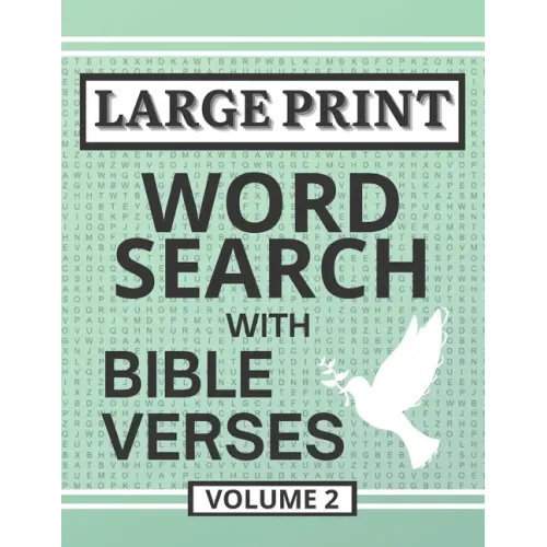 Large Print Word Search with Bible Verses, Volume 2: Word Search Activity Puzzles Filled with Grace and Truth from the Scriptures