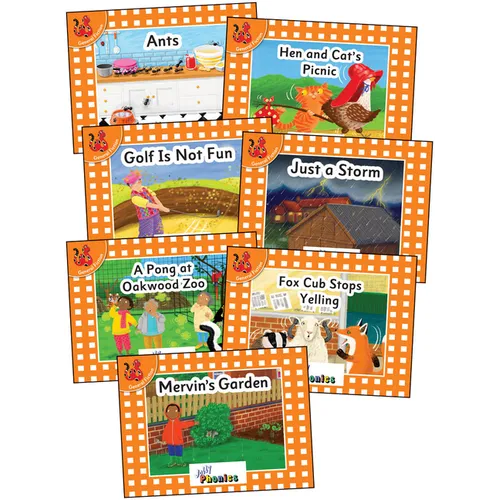 Jolly Phonics Orange Level Readers Complete Set: In Print Letters (American English Edition)