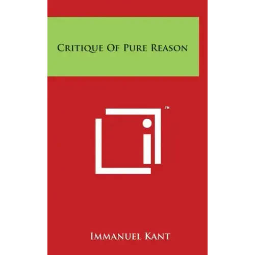 Critique Of Pure Reason