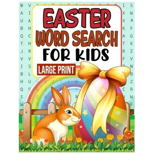 Easter Word Search for Kids LARGE PRINT: 40 Easter Easy Word Search Puzzle Books for Kids Intermediate Level (Word Find Book for Kids)