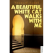 A Beautiful White Cat Walks with Me