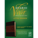 Biblia de Estudio del Diario Vivir Ntv, Letra Grande (Sentipiel, Café/Café Claro, Letra Roja)