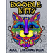 Doodle Kitty: Adult Coloring Book