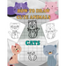How To Draw Cute Animals Cats: A Fun and Simple Step-by-Step Drawing and Activity Book for Kids Ages 4-8: 8,5x11 inch Activity Book For Kids