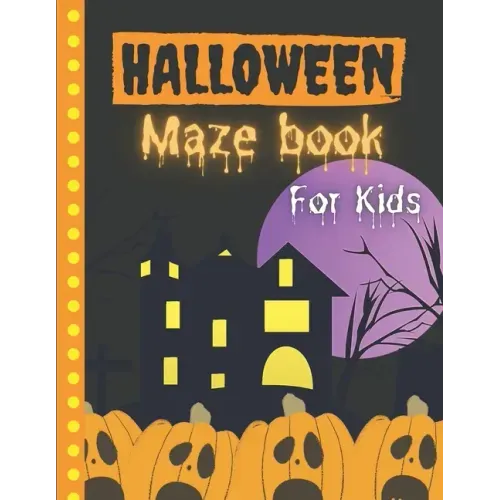 Halloween Maze Book For Kids