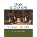 Don Giovanni: vocal score