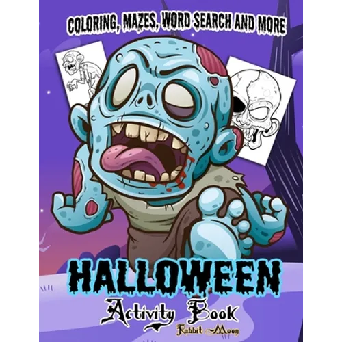 Halloween Activity book: A Fun Kid Workbook Game For Learning, Coloring, Mazes, Word Search and More !